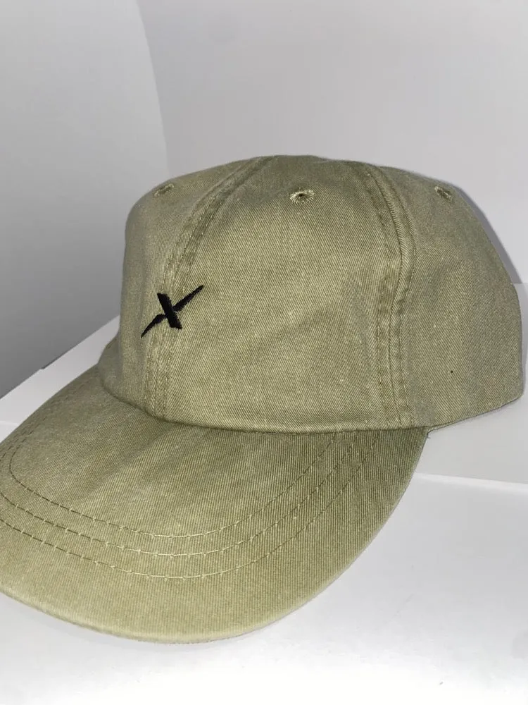 Cotton 6 Panel X Logo Hat