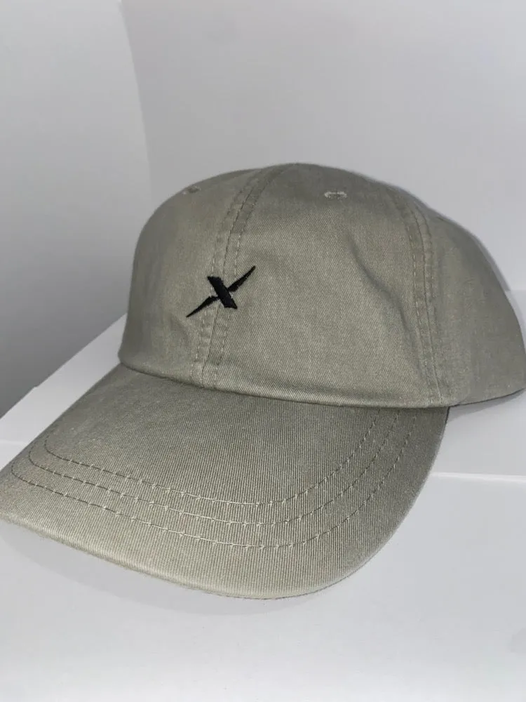 Cotton 6 Panel X Logo Hat