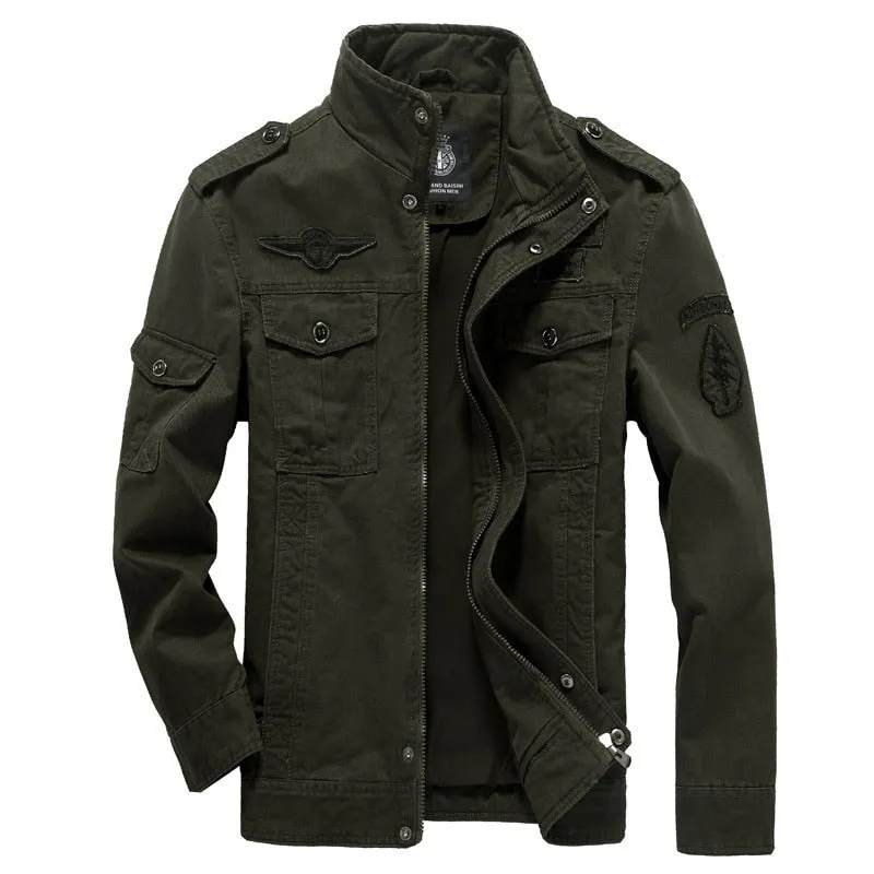 Cotton Military Jacket Men 2