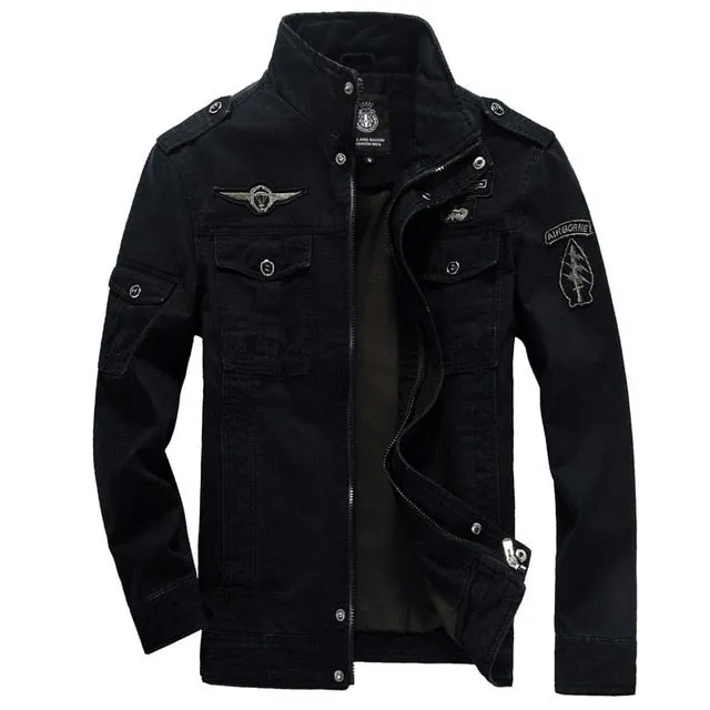 Cotton Military Jacket Men 2