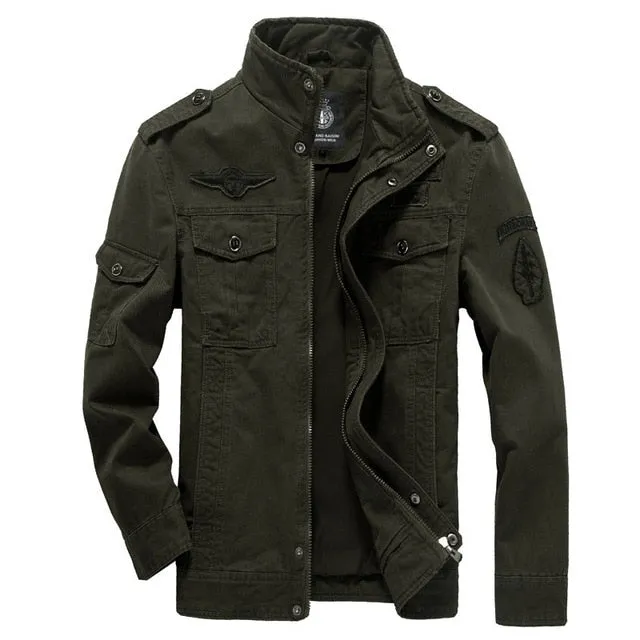 Cotton Military Jacket Men 2