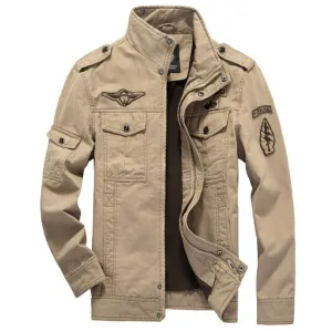 Cotton Military Jacket Men 2