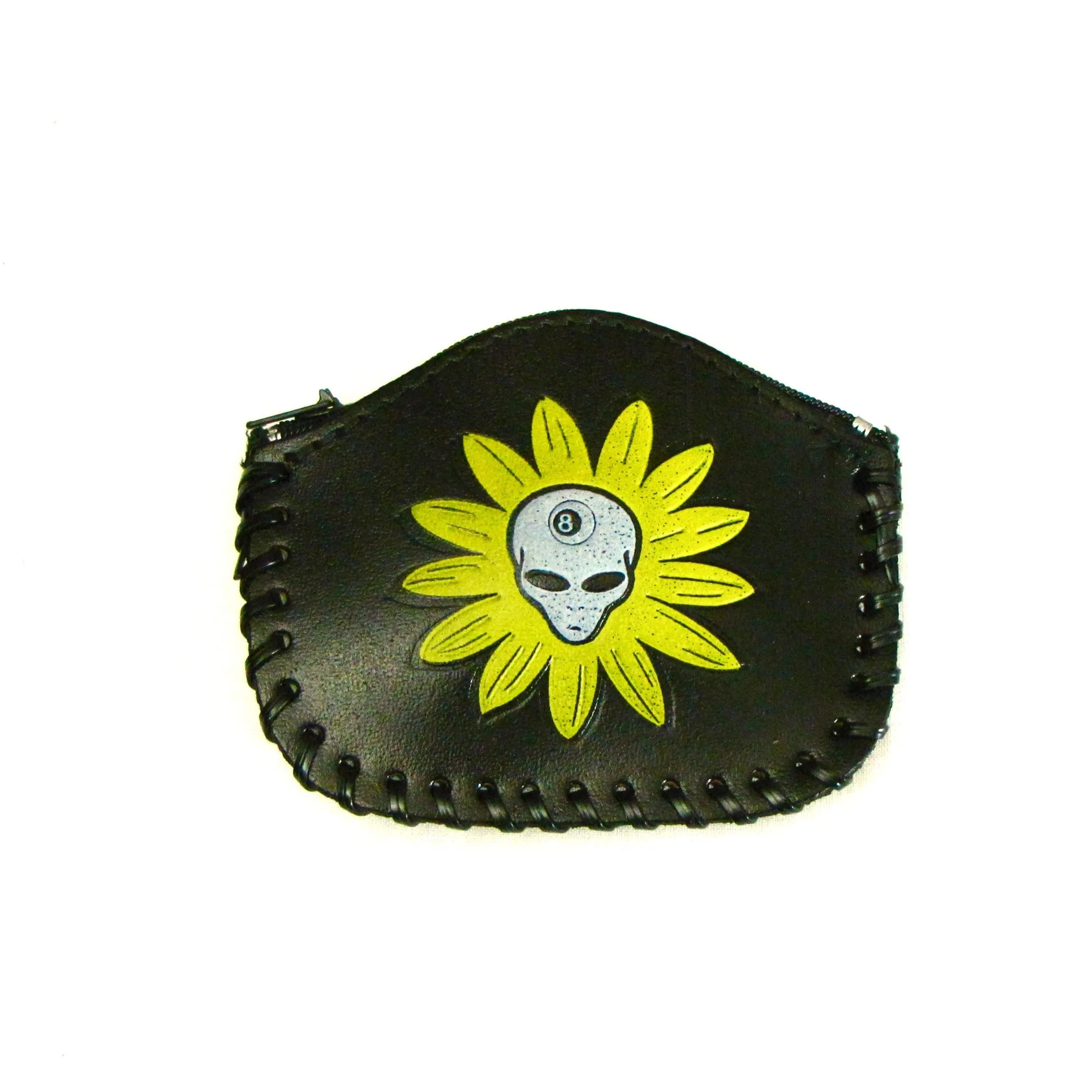 CP04-105  Laced Square Coin Purse- Alien