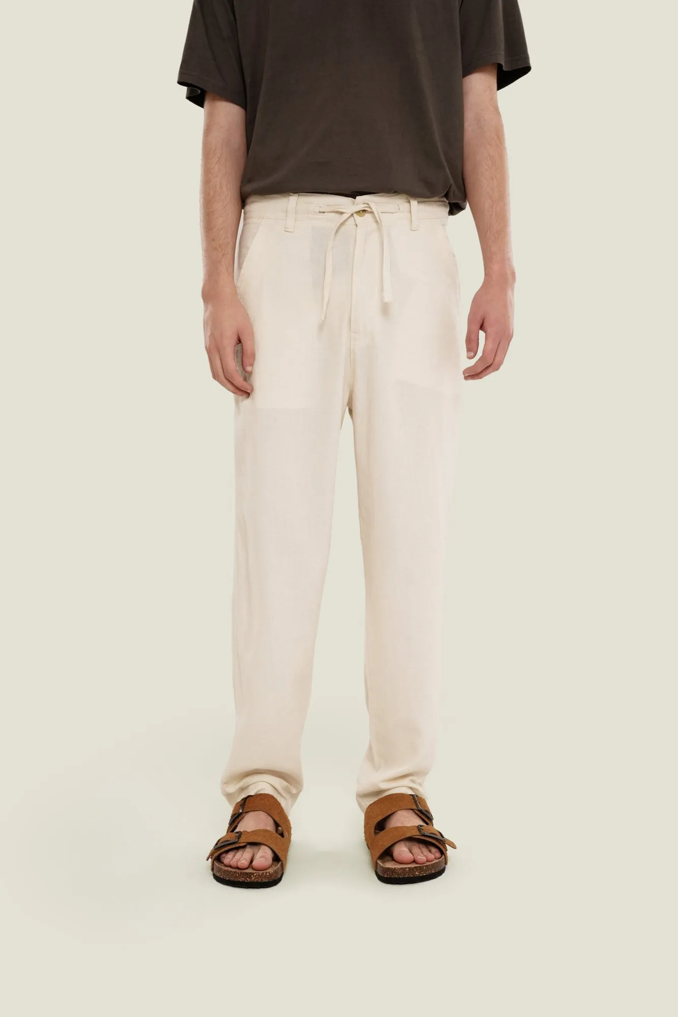 Creamy Linen Pants