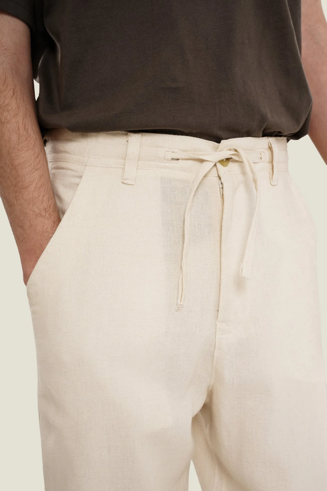 Creamy Linen Pants