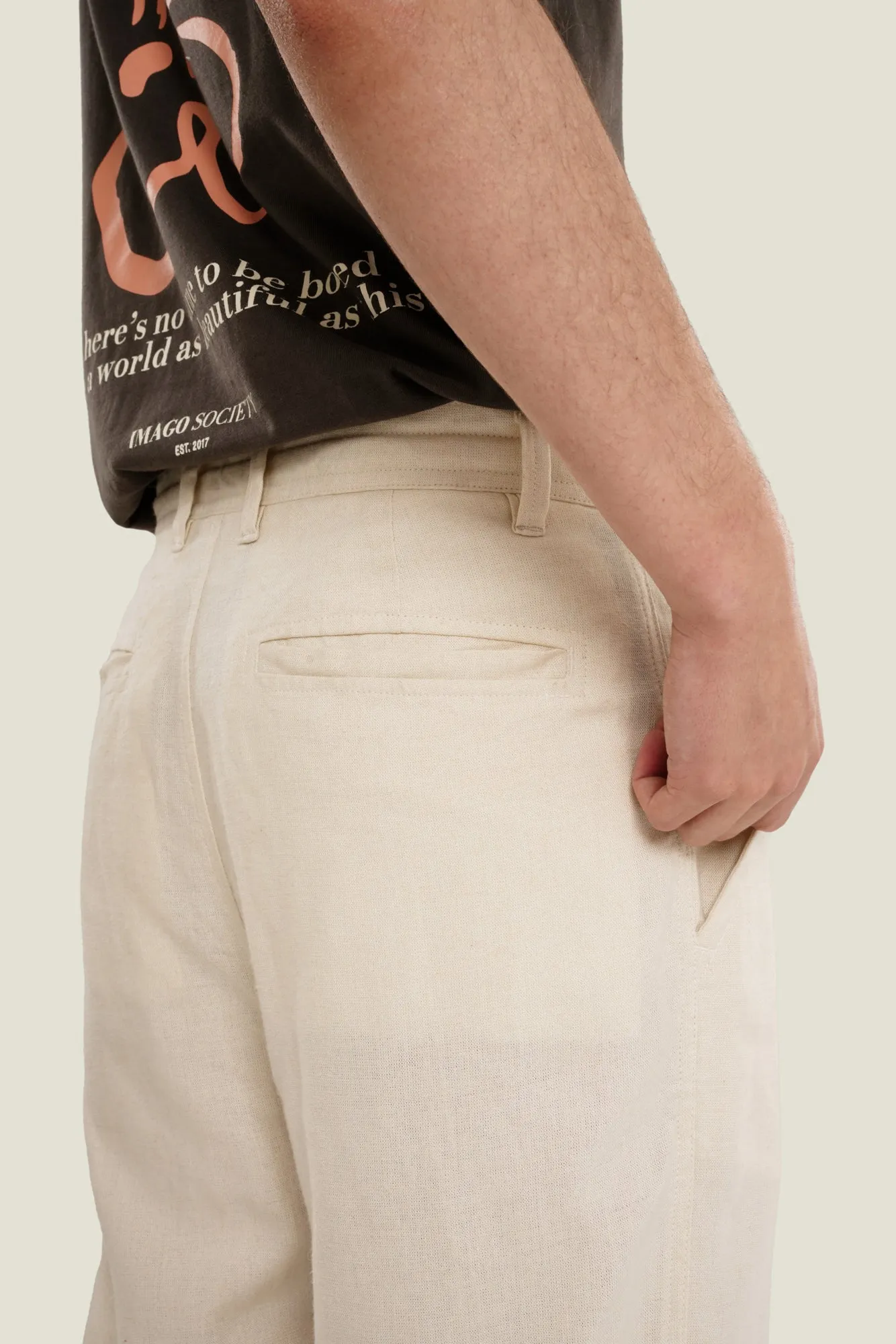 Creamy Linen Pants