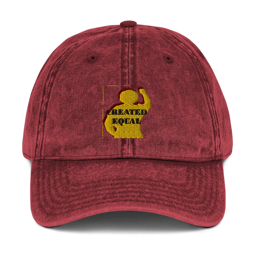 Created Equal Vintage Cotton Twill Cap