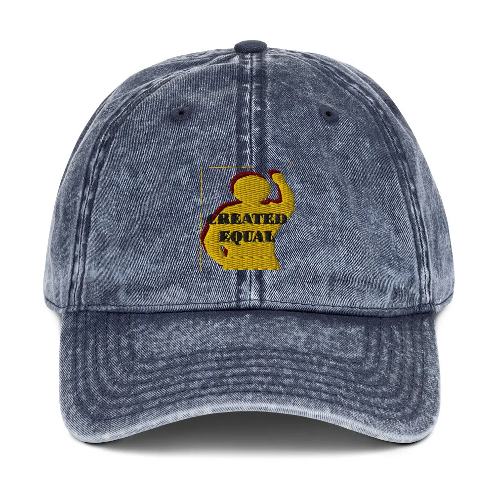 Created Equal Vintage Cotton Twill Cap
