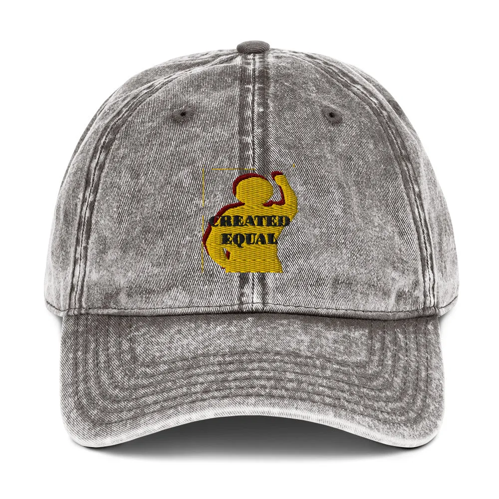 Created Equal Vintage Cotton Twill Cap