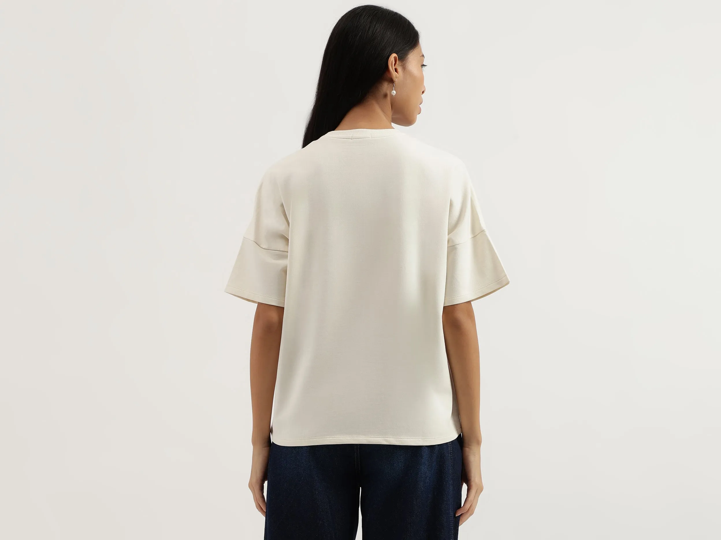 Crew Neck Floral T Shirt