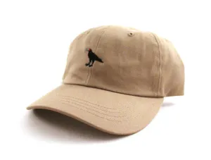Crow Unconstructed Baseball Adjustable Dad Hat (Camel)
