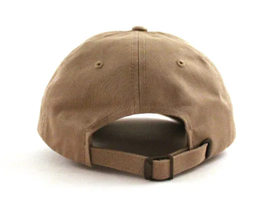 Crow Unconstructed Baseball Adjustable Dad Hat (Camel)