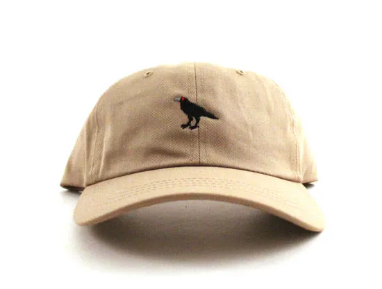 Crow Unconstructed Baseball Adjustable Dad Hat (Camel)
