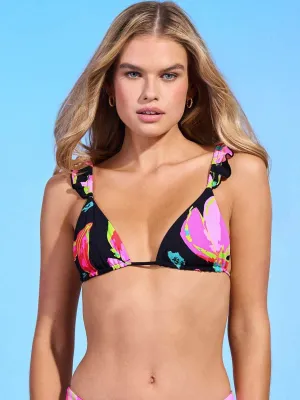 Crush Sliding Triangle With Frills In Flory