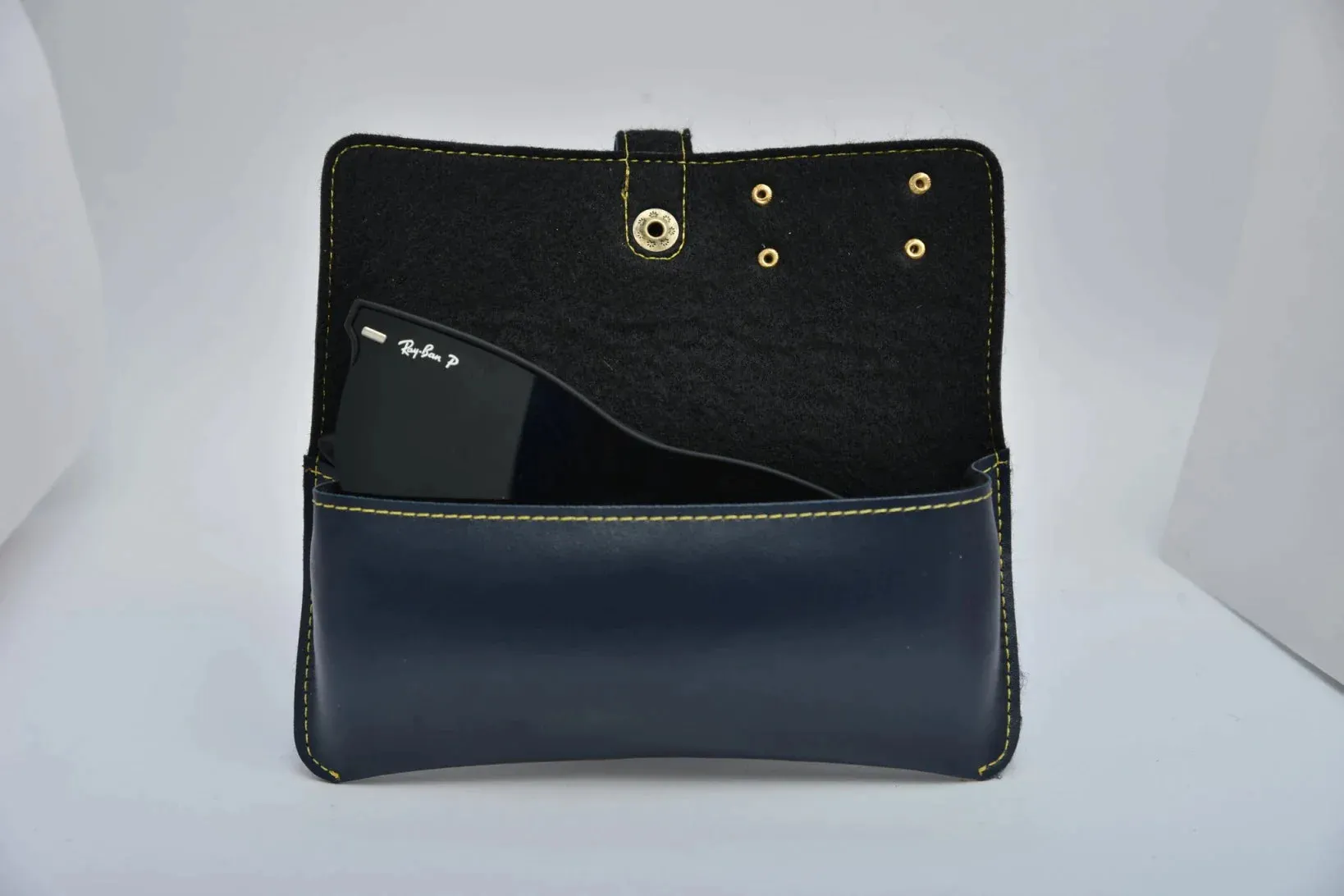Customized Perfect Water Bottle and Eyewear Case - Blue