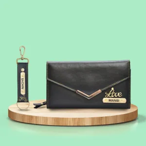 Customized Women's Gift Combo 2 Pcs - Black