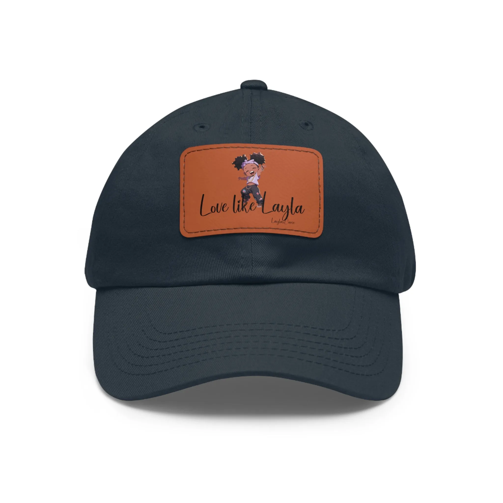 Dad Hat Love Like Layla with Leather Patch