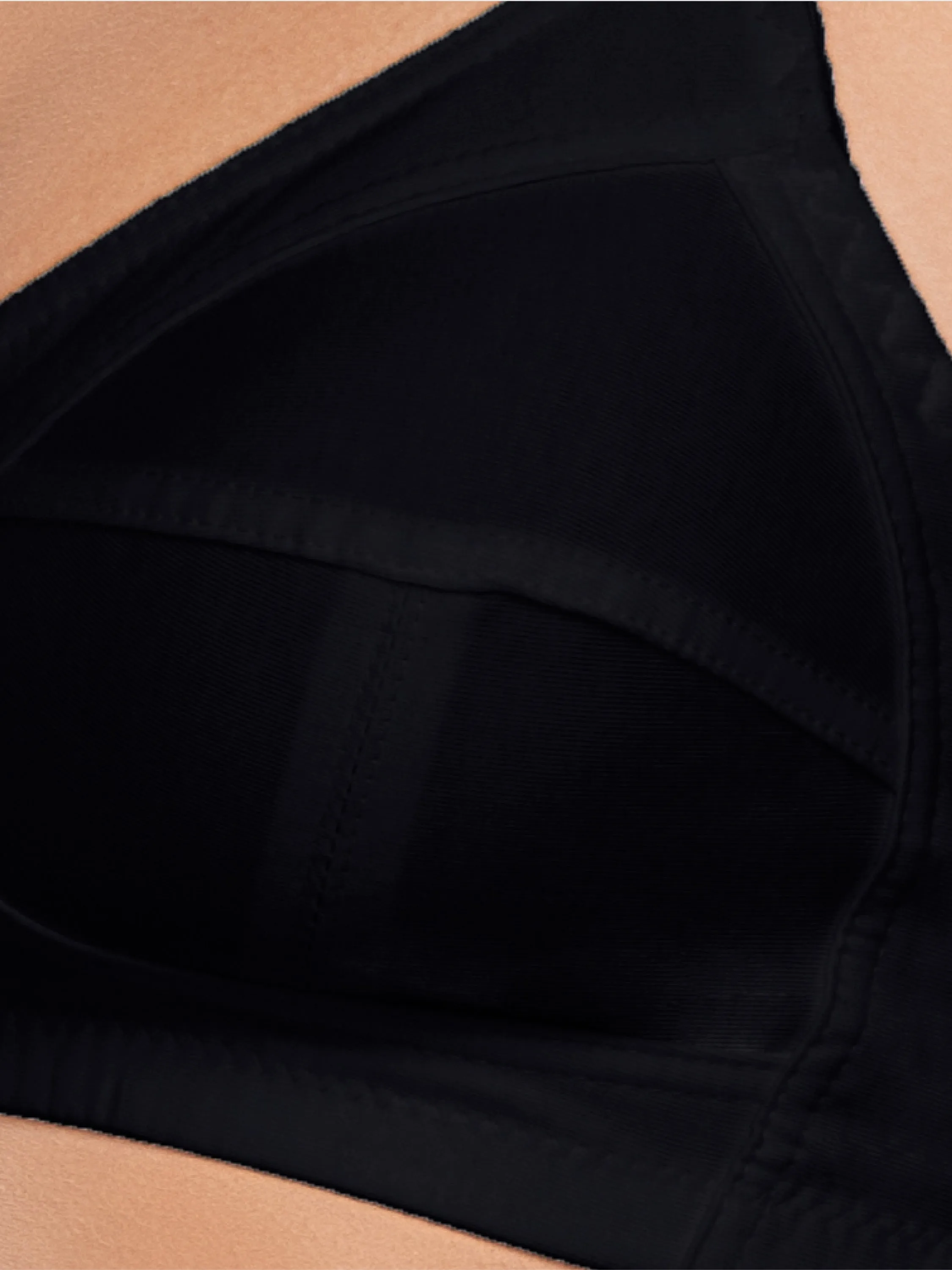 Daisy Dee Black Non Padded Non Wired Full Coverage Bra NSHPU-Black