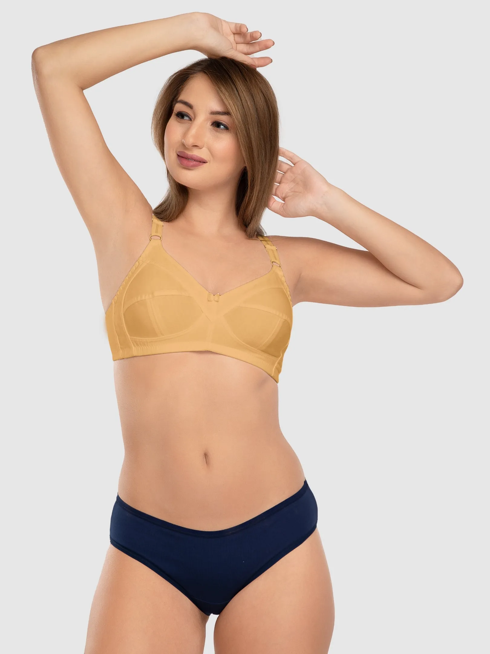 Daisy Dee Skin Non Padded Non Wired Full Coverage Bra NSHPU-Skin