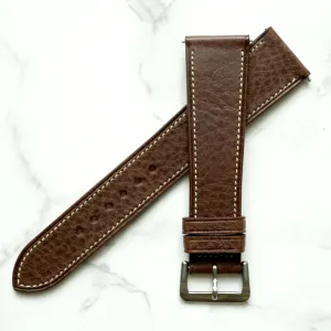 DARK BROWN BOX CALF STANDARD STRAP