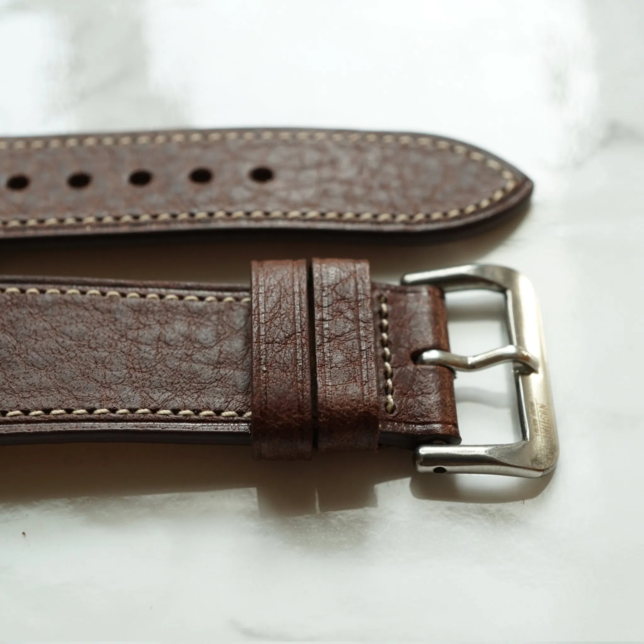 DARK BROWN BOX CALF STANDARD STRAP