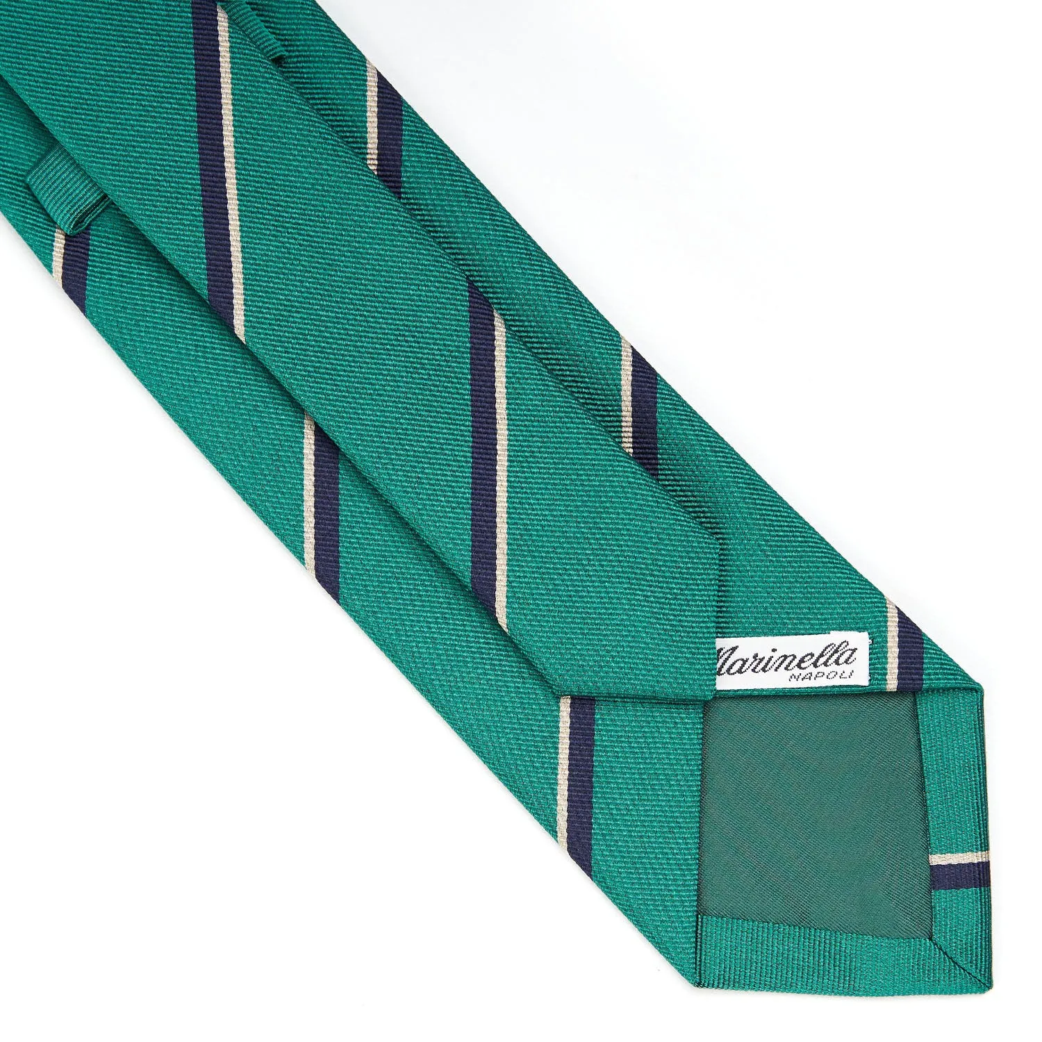 DARK GREEN REGIMENTAL SILK TIE