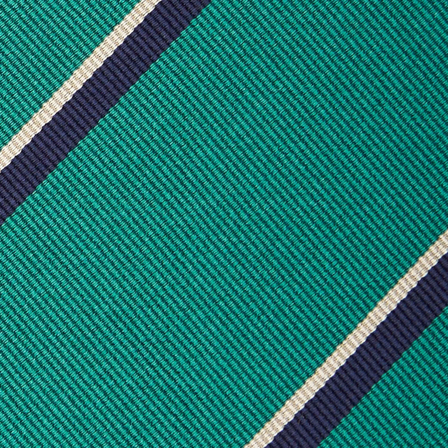 DARK GREEN REGIMENTAL SILK TIE