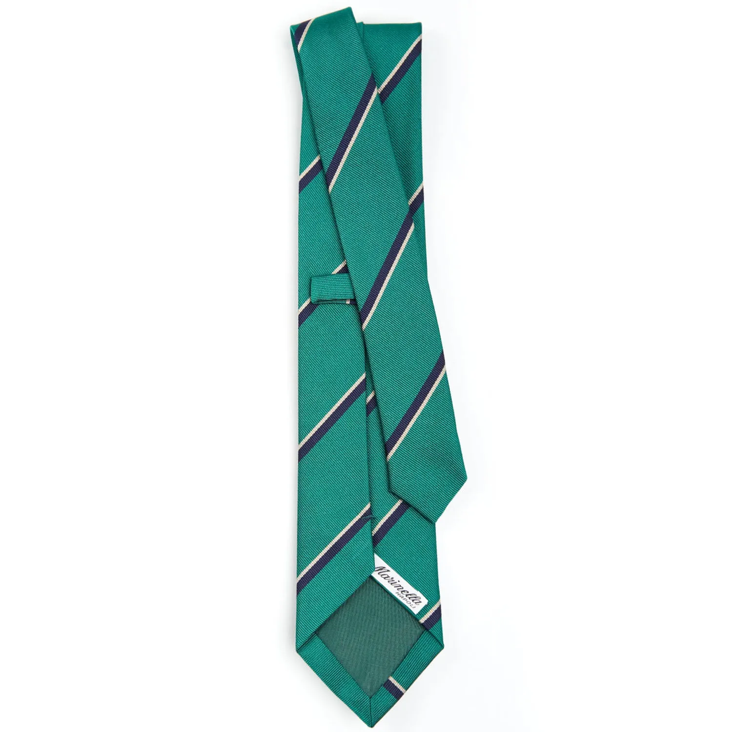 DARK GREEN REGIMENTAL SILK TIE