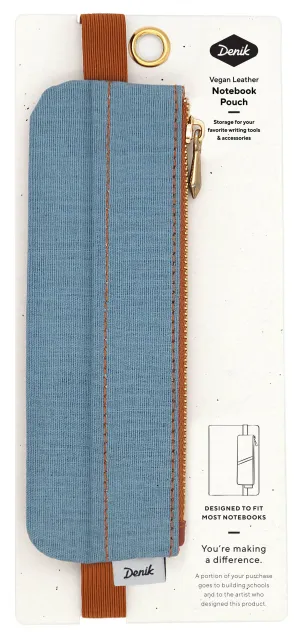 Denim Notebook Pouch
