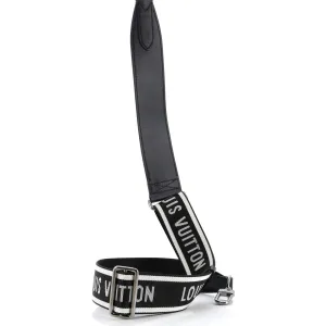 Designer Sporty Logo Bandouliere Strap Jacquard
