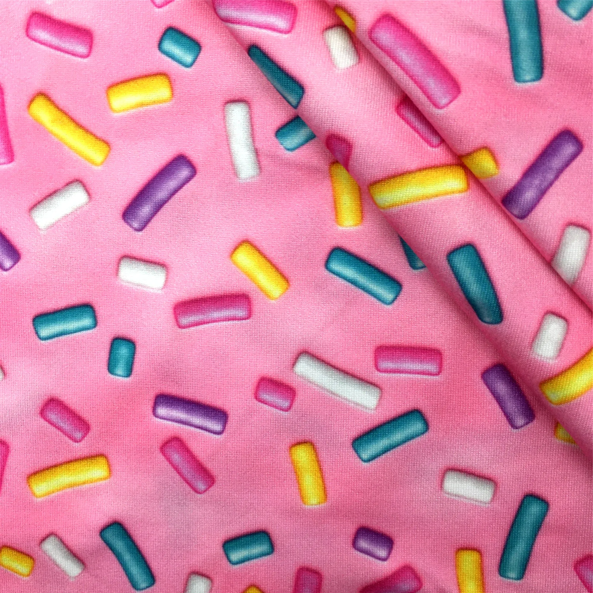 Dessert Theme Printed Fabric