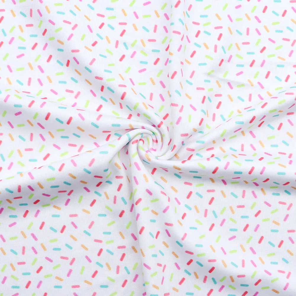 Dessert Theme Printed Fabric