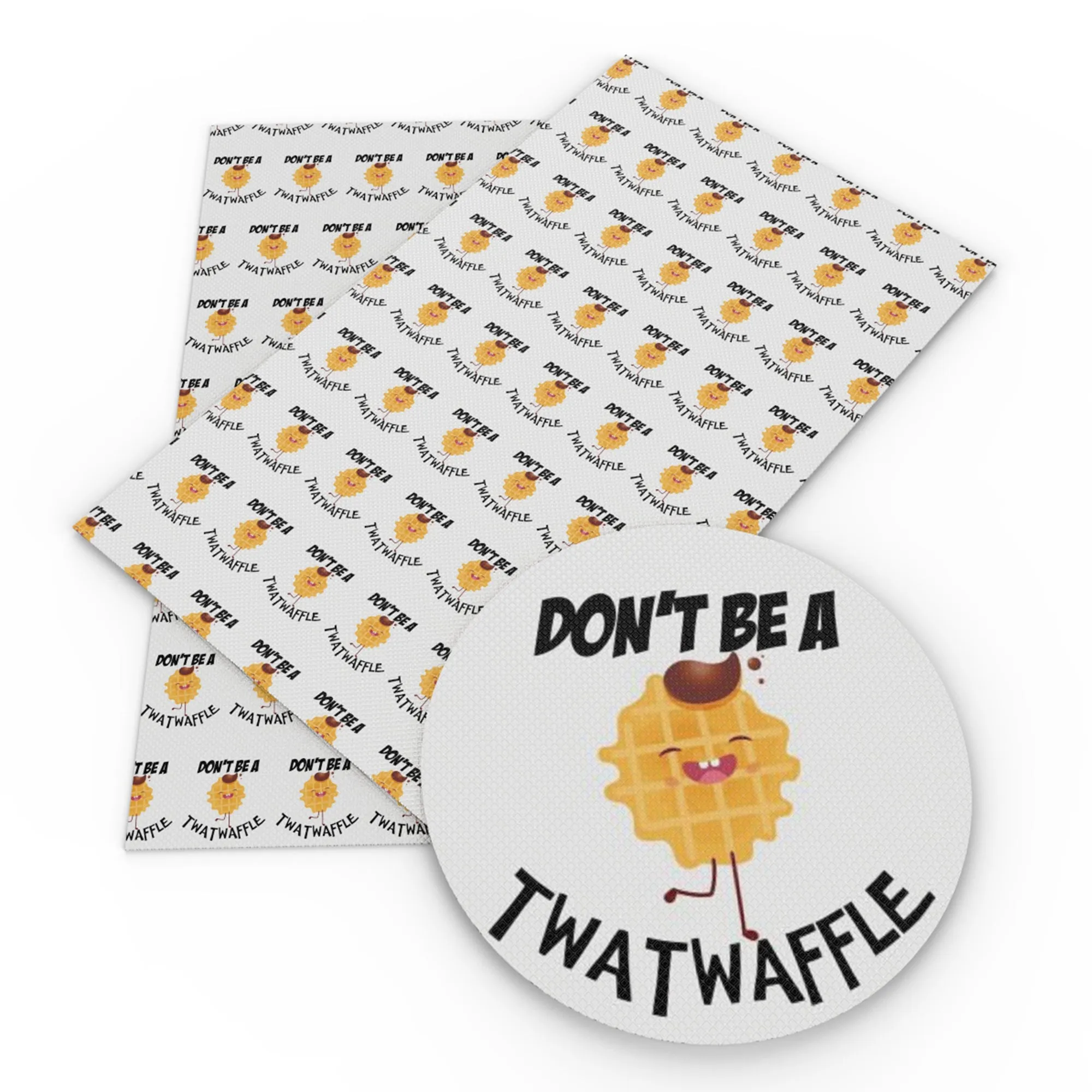 Dessert Theme Printed Fabric