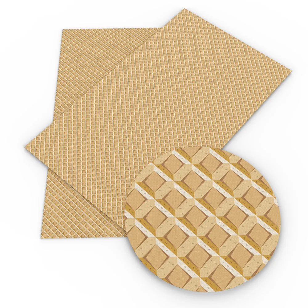 Dessert Theme Printed Fabric