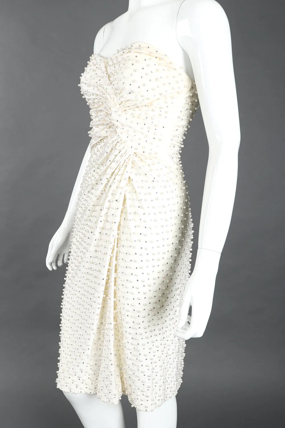 Diamonds & Pearls Silk Dress