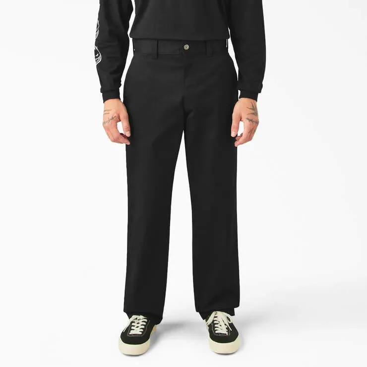 DICKIES x SPITFIRE Flannel Lined Twill Pants Black