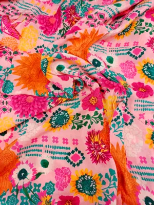 Digital Printed Crepe Fabric
