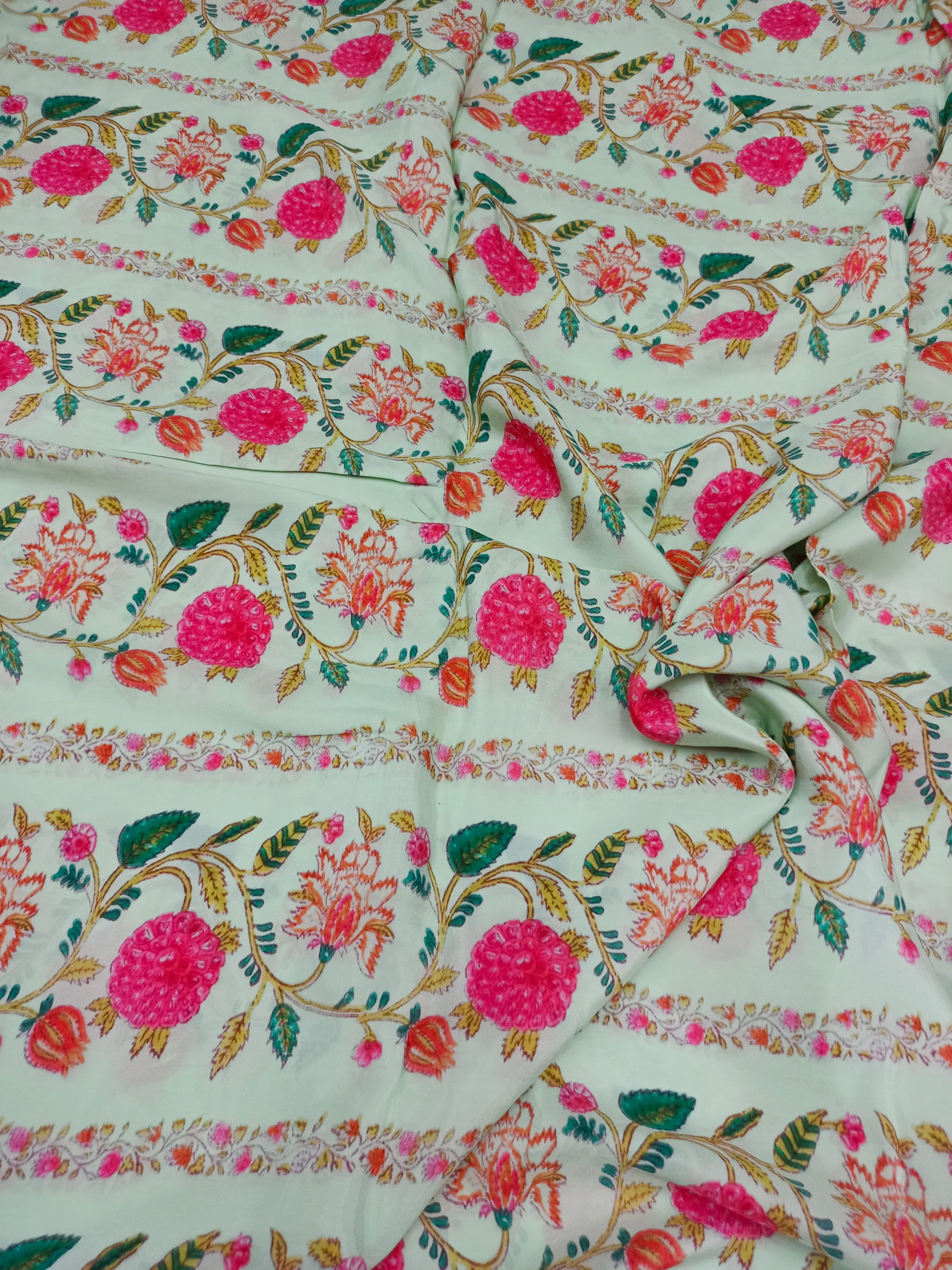 Digital Printed Crepe Fabric
