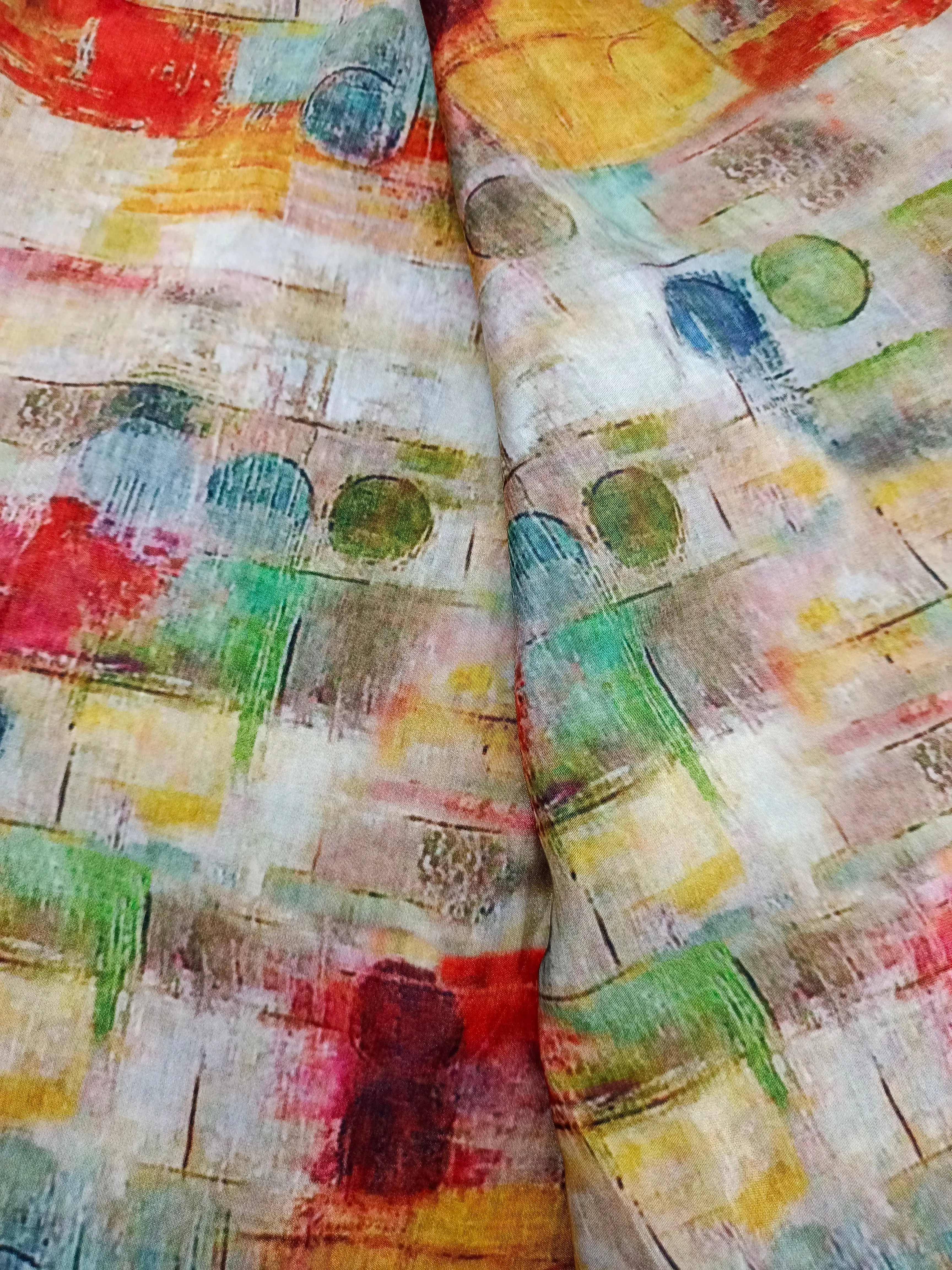 Digital Printed Crepe Fabric