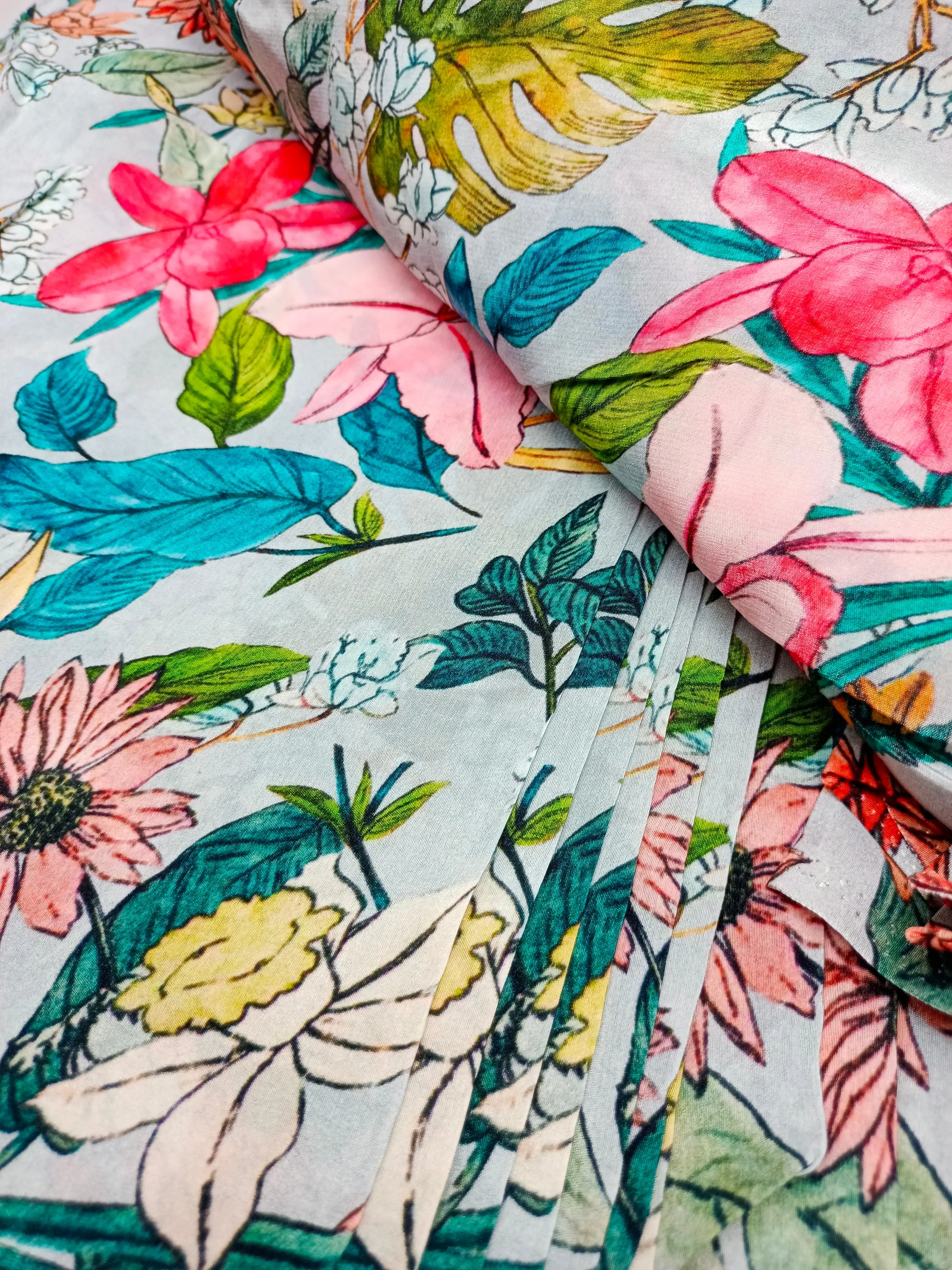 Digital Printed Crepe Fabric