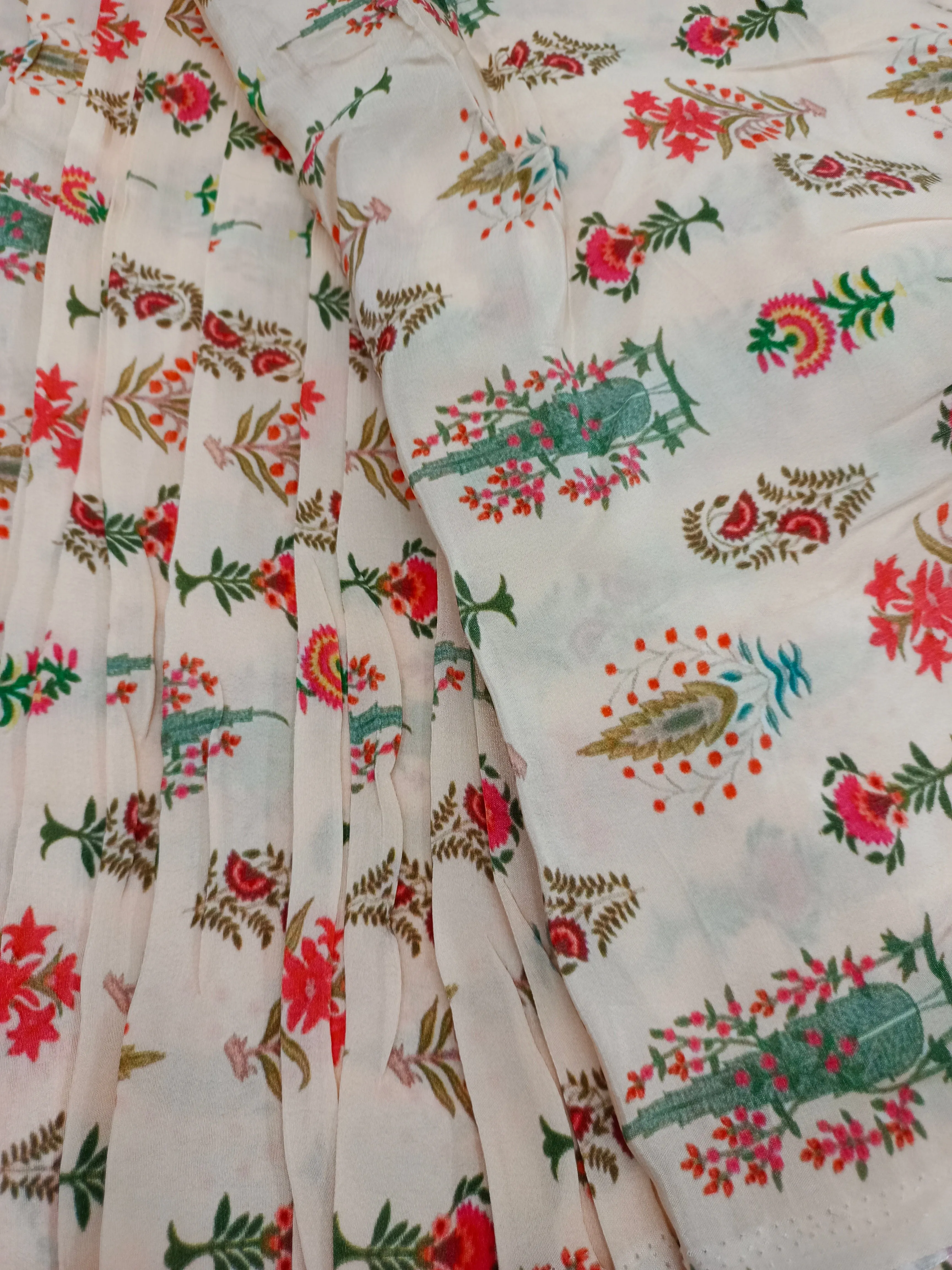 Digital Printed Crepe Fabric