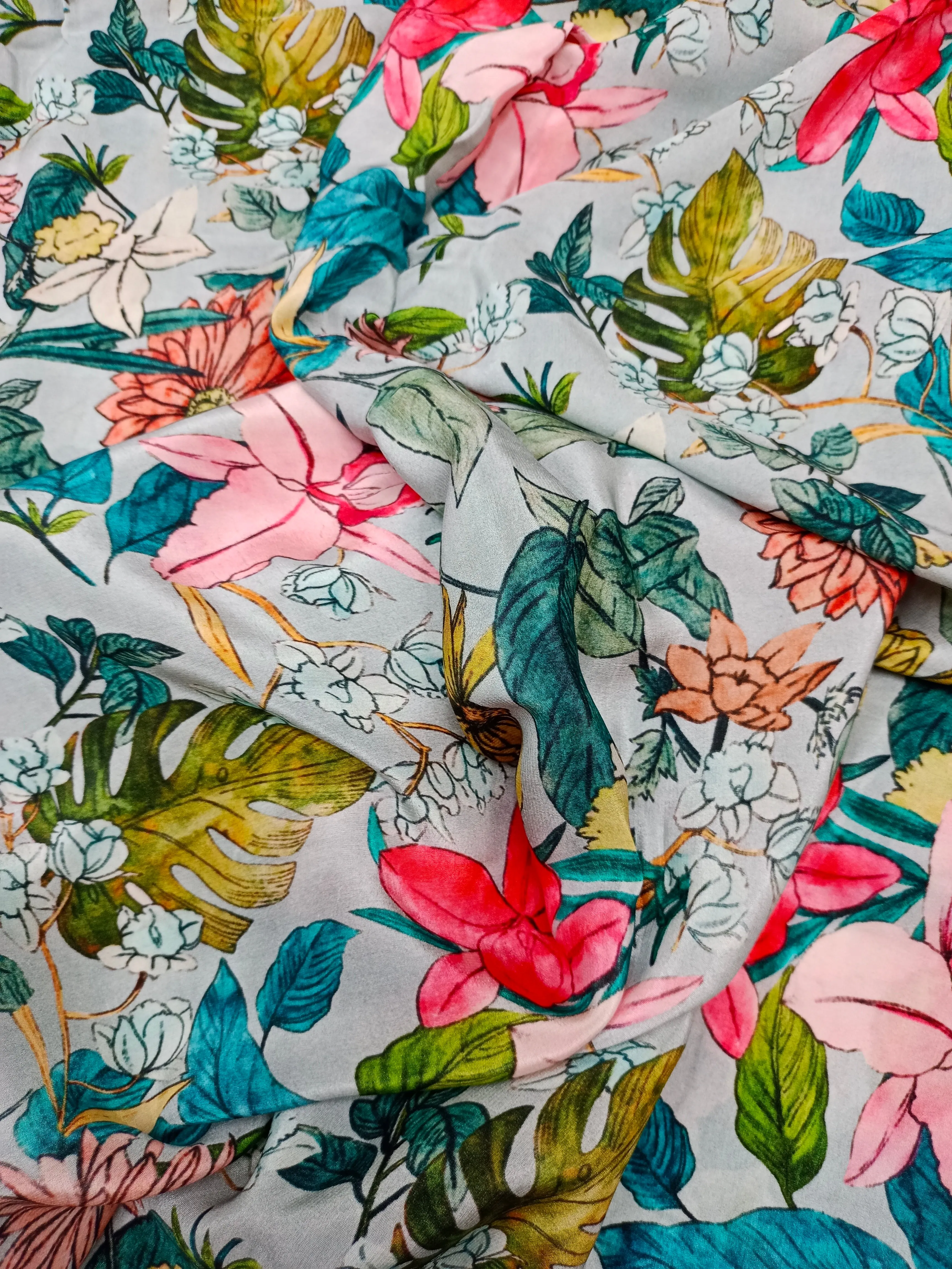 Digital Printed Crepe Fabric