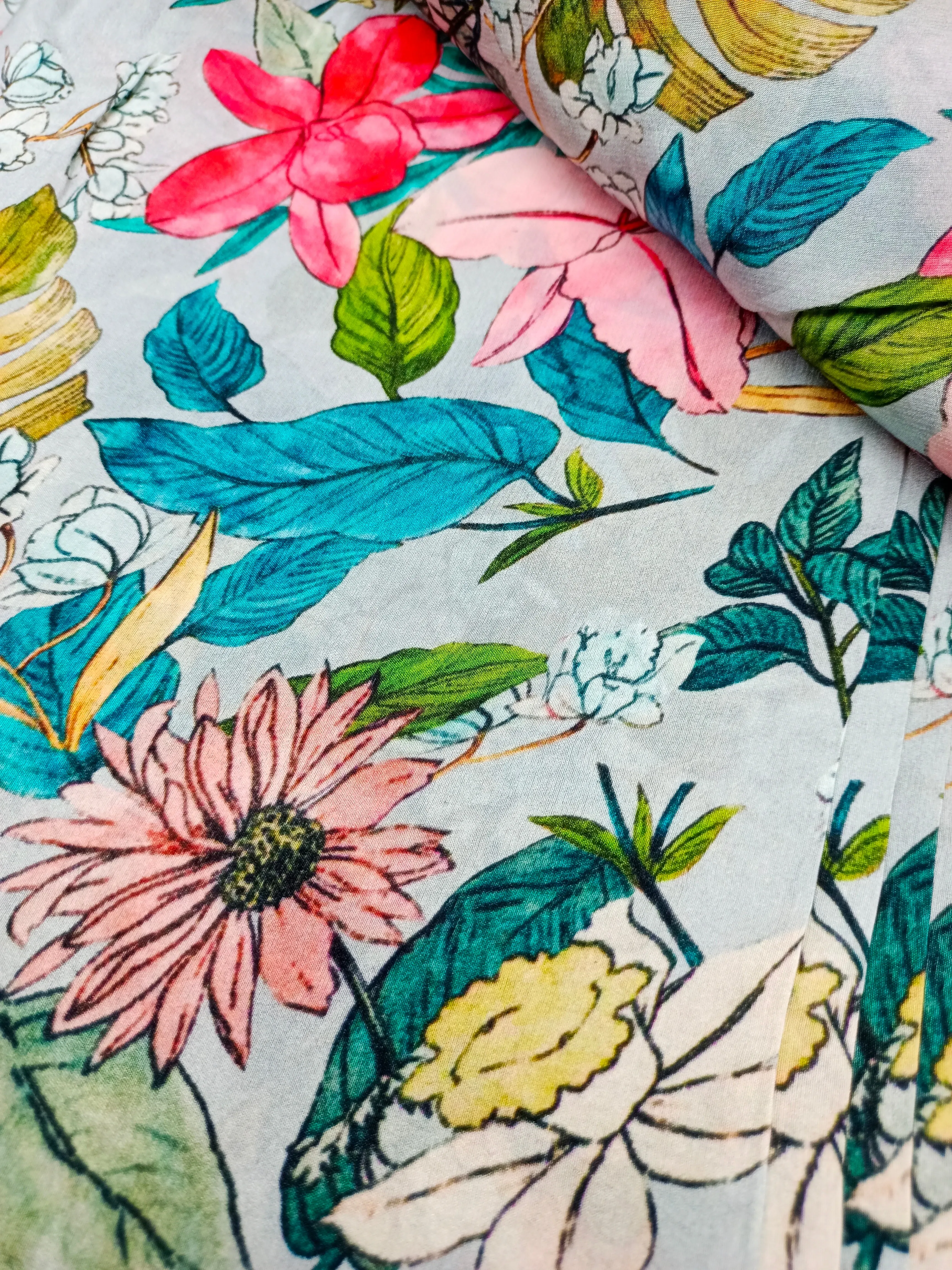 Digital Printed Crepe Fabric