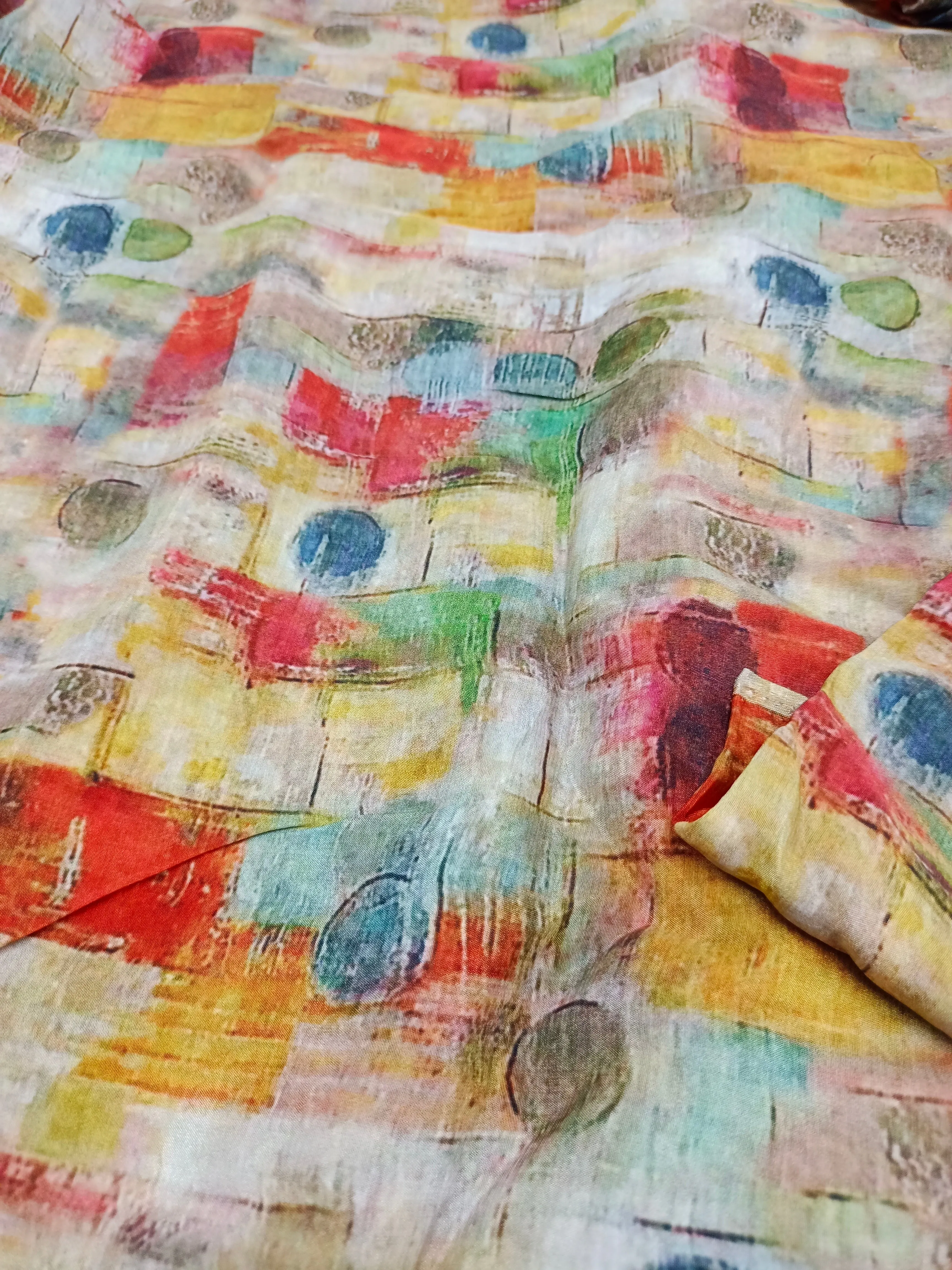 Digital Printed Crepe Fabric