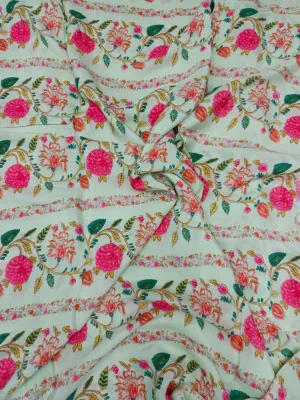 Digital Printed Crepe Fabric