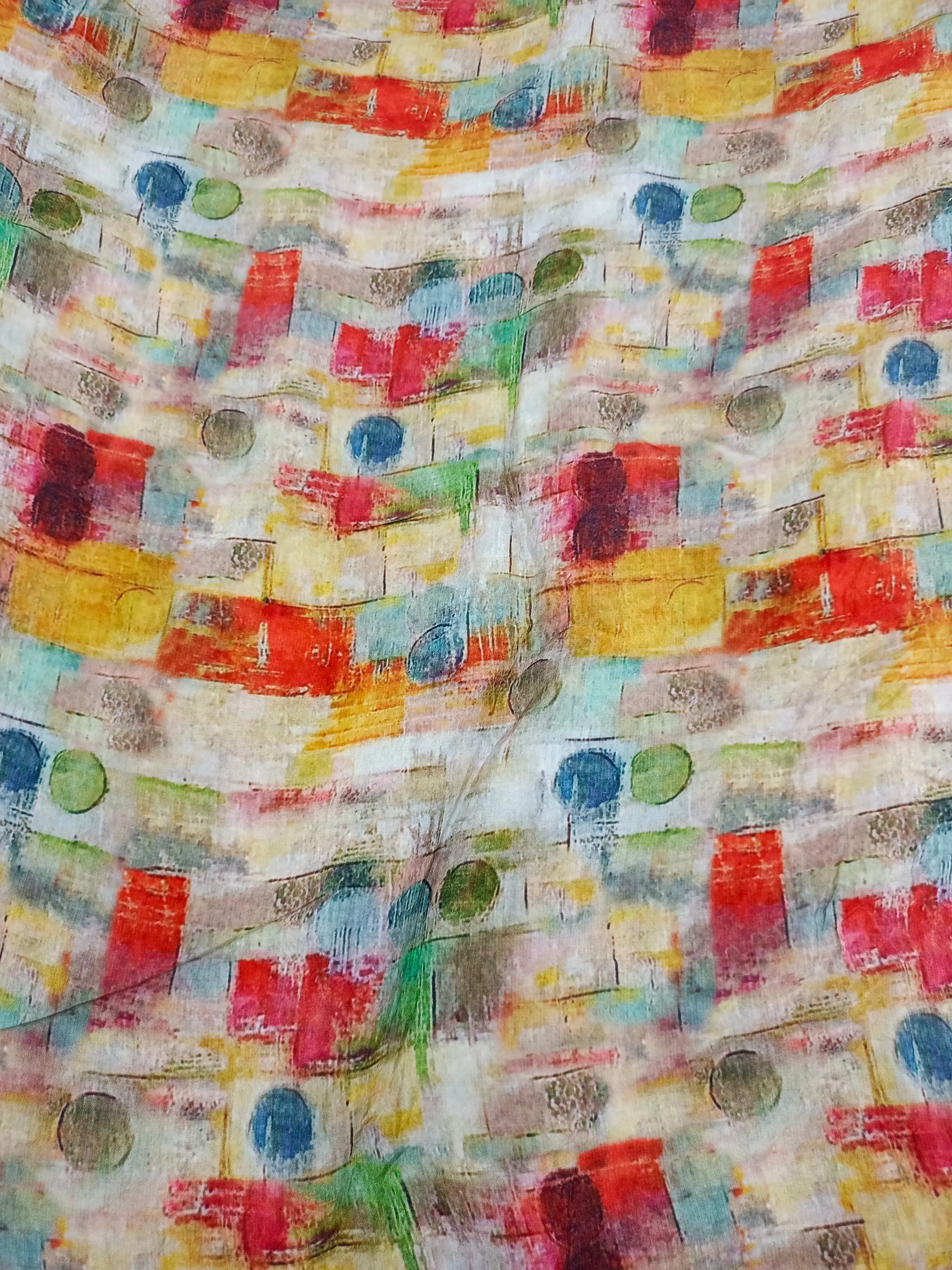 Digital Printed Crepe Fabric