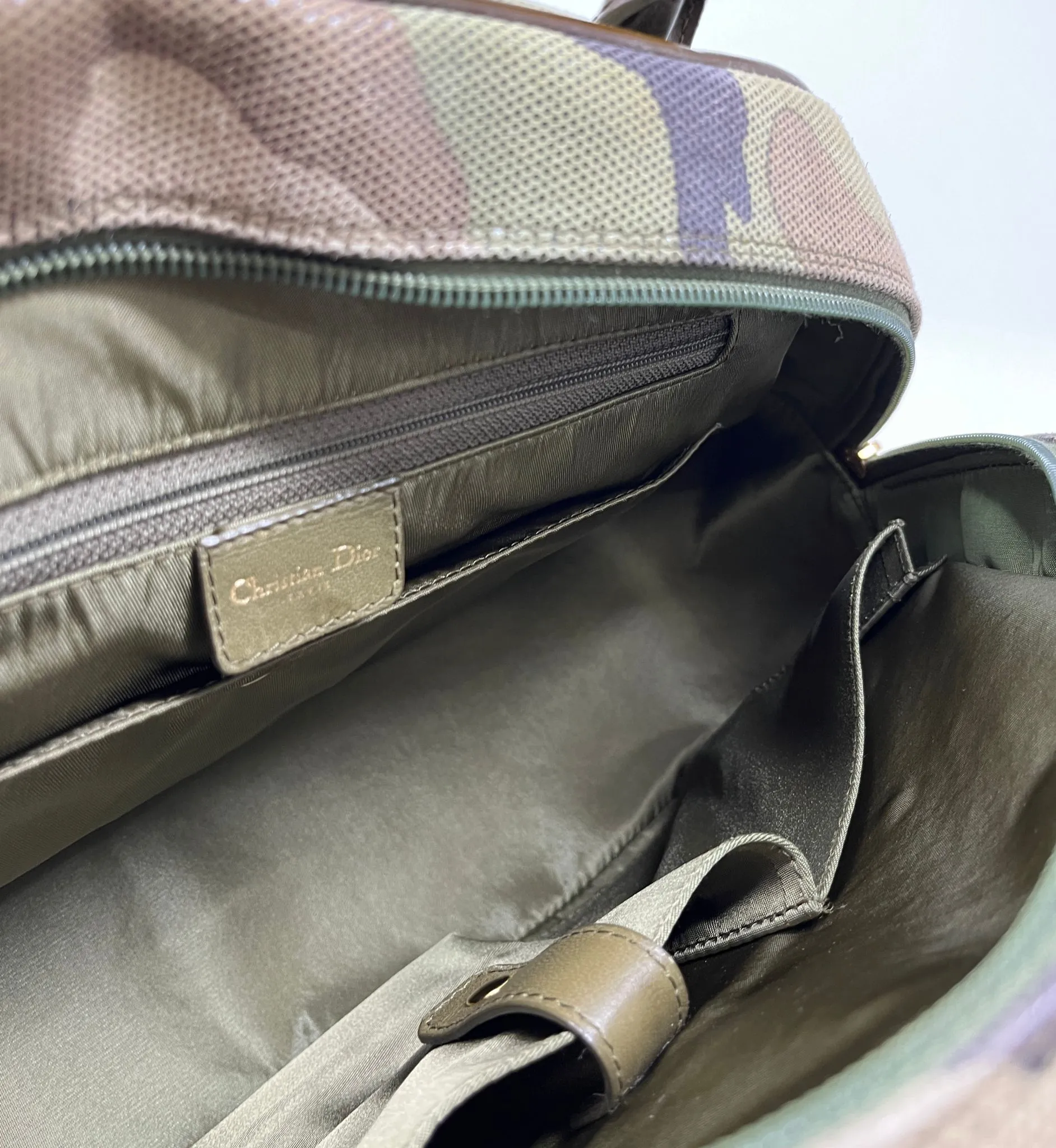 Dior Camo Bowler Bag