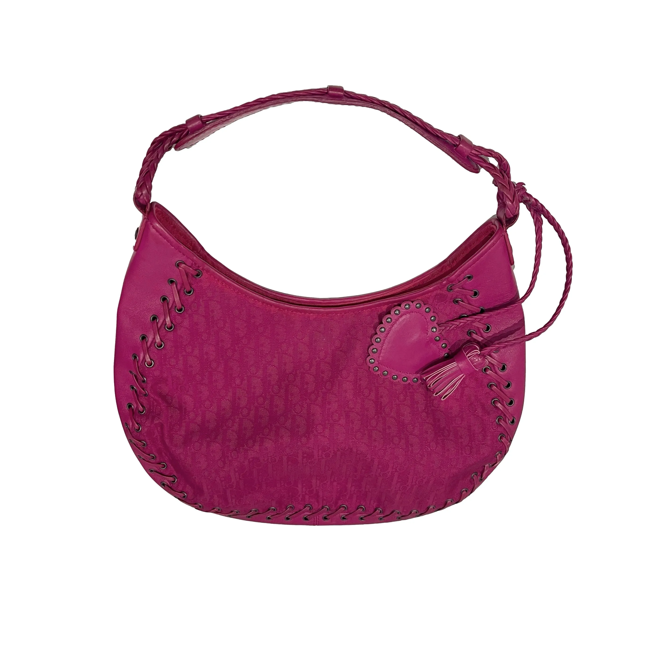 Dior Pink Heart Shoulder Bag