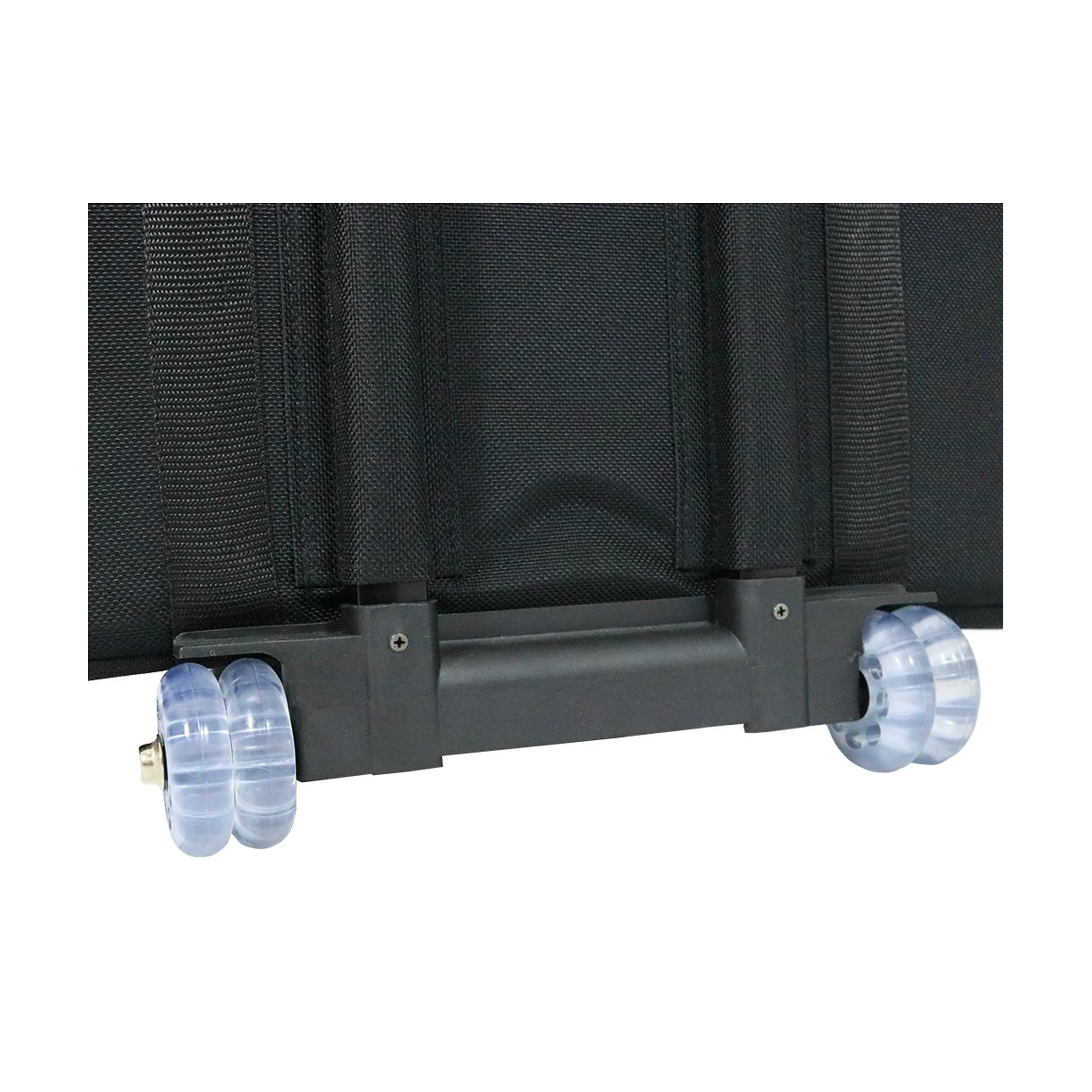 D'Luca Pro Series Accordion Gig Bag for 96/120 Bass Piano Accordions with Wheels, Black