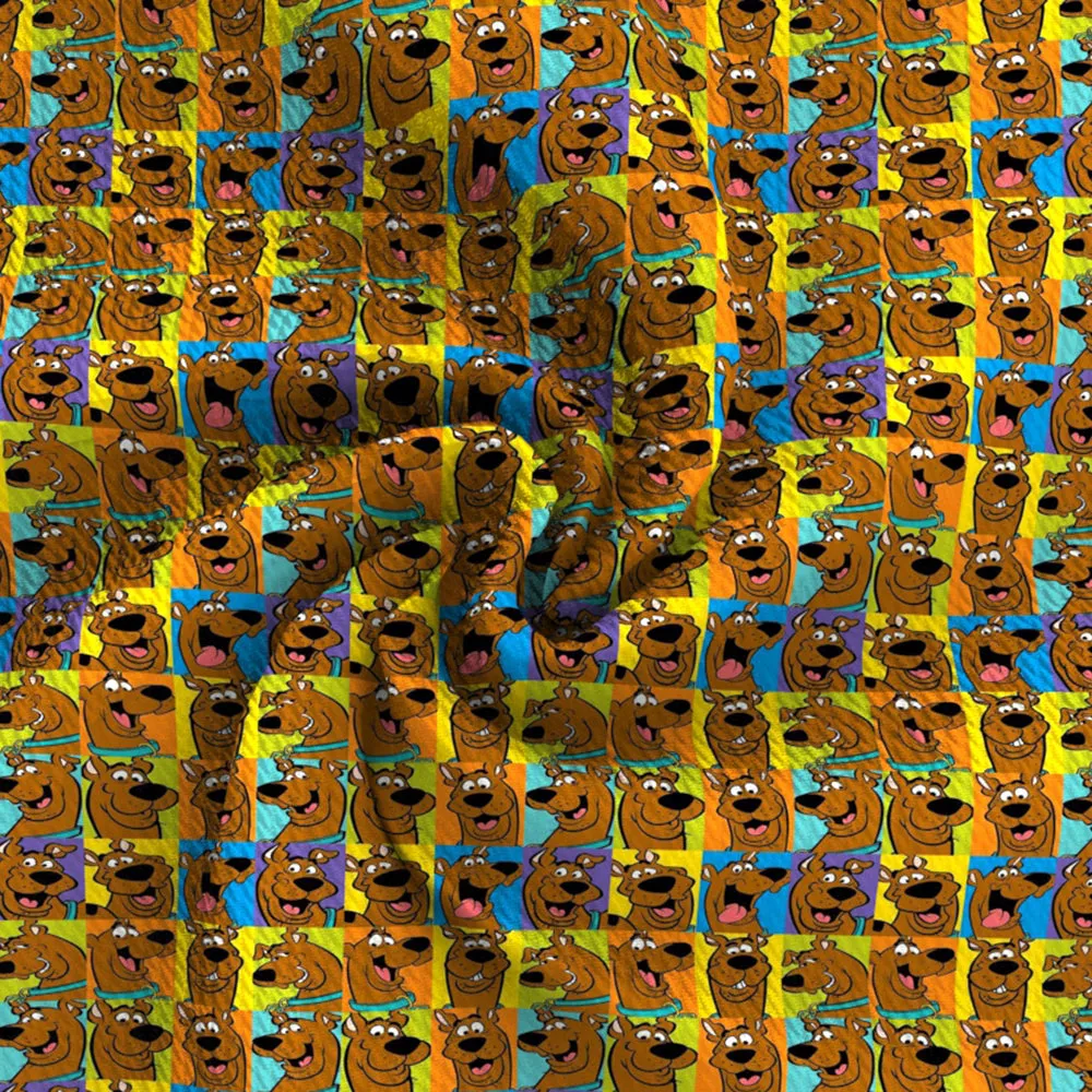 dog puppy printed fabric